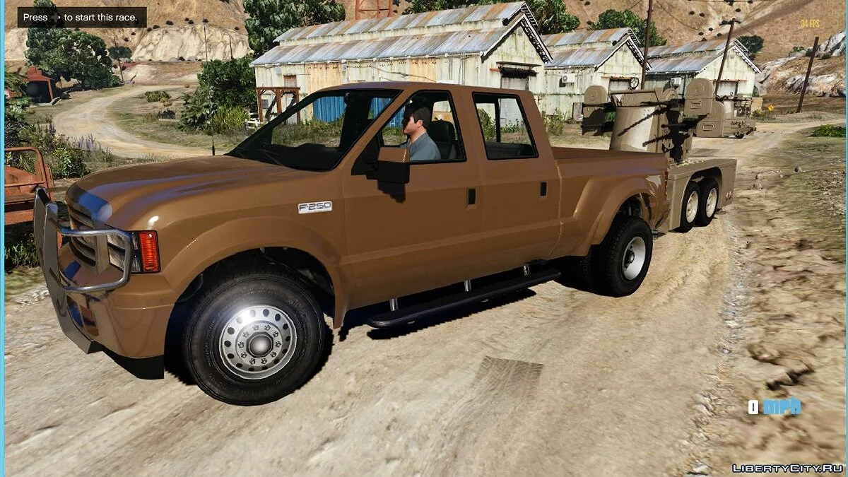 Sadler dually 0.5 with ford badges 0.5 / GTA 5