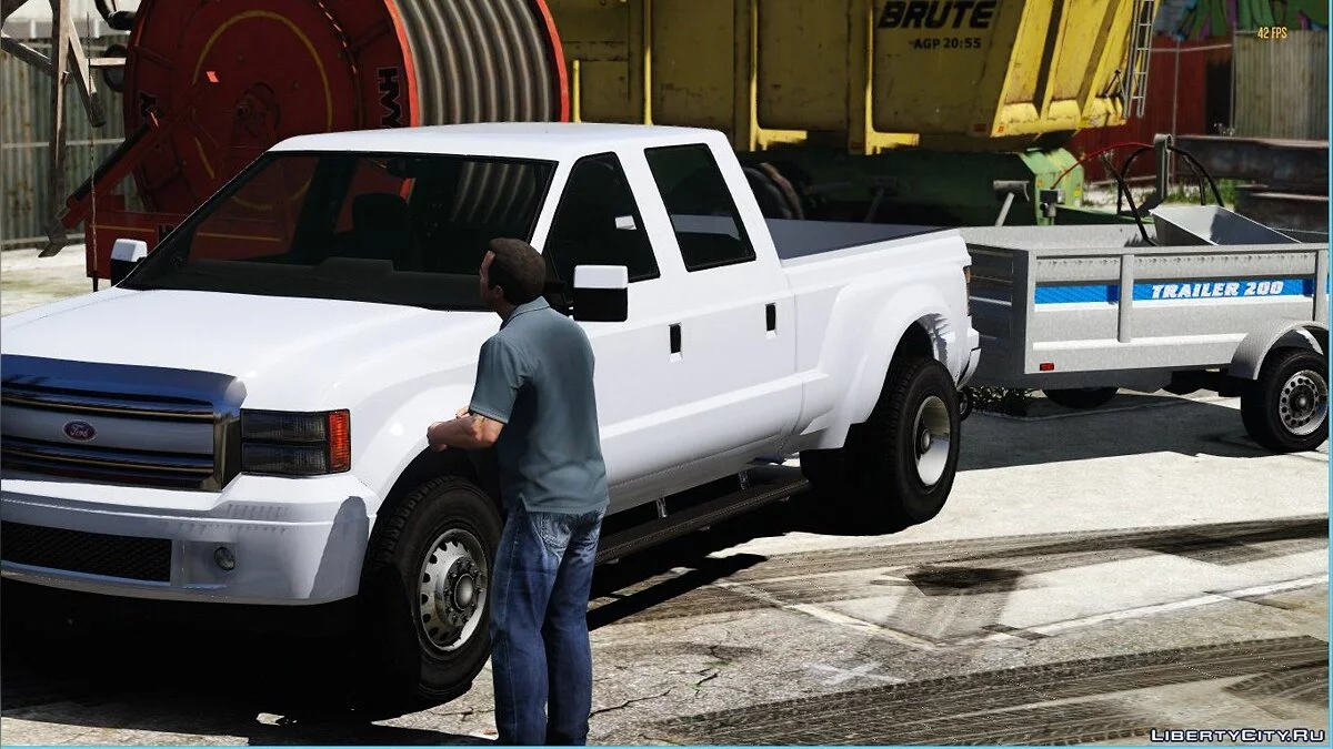 Sadler dually 0.5 with ford badges 0.5 / GTA 5
