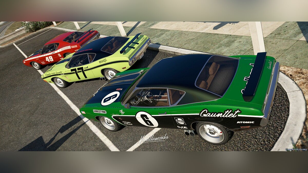 Скачать Bravado Gauntlet Classic [Add-On | Tuning | Liveries | Template]  1.0 для GTA 5