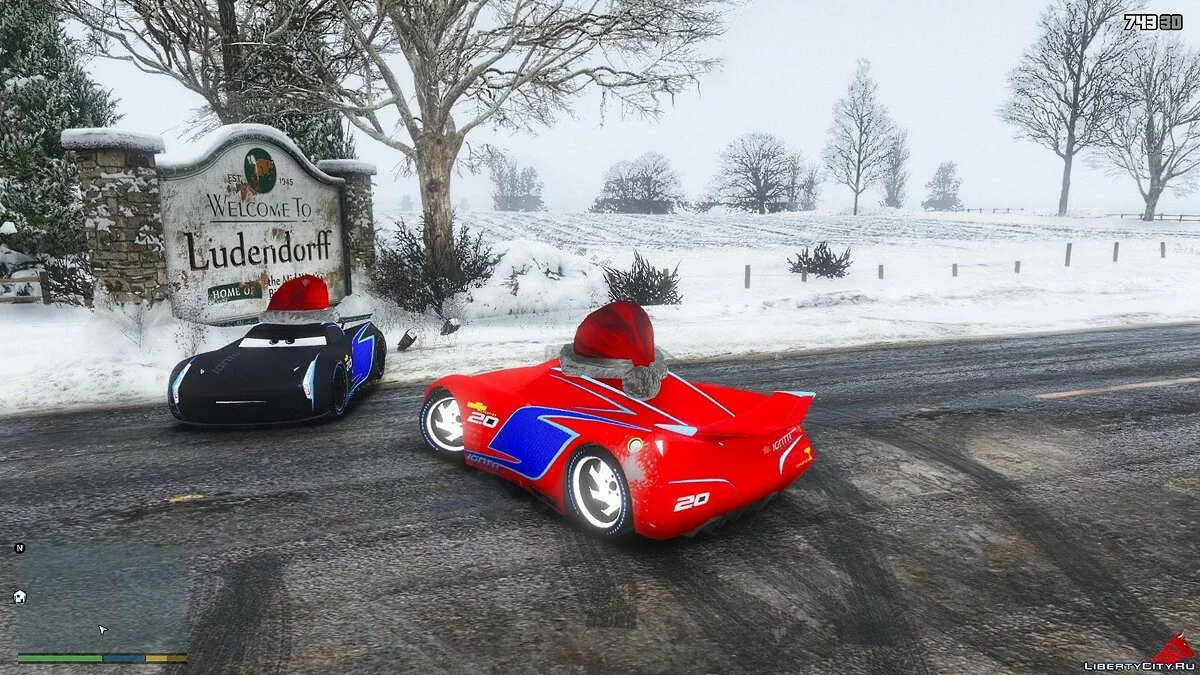 Jackson Storm (Disney Cars) Christmas [Add-on|Replace] HQ / GTA 5