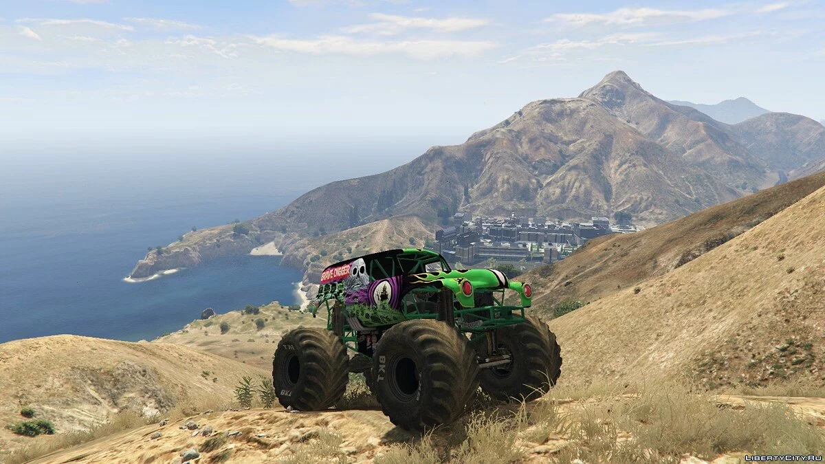 Monster Jam: Grave Digger! [Replace/Template] 1.0 / GTA 5