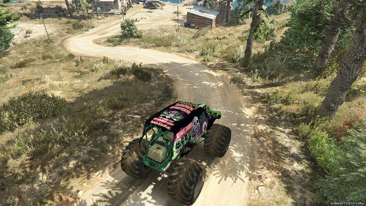 Monster Jam: Grave Digger! [Replace/Template] 1.0 / GTA 5