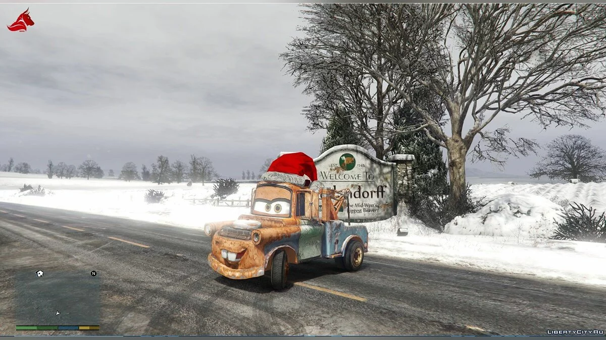 Tow Mater (Disney Cars) Christmas [Add on|Replace] HQ 1.0 / GTA 5