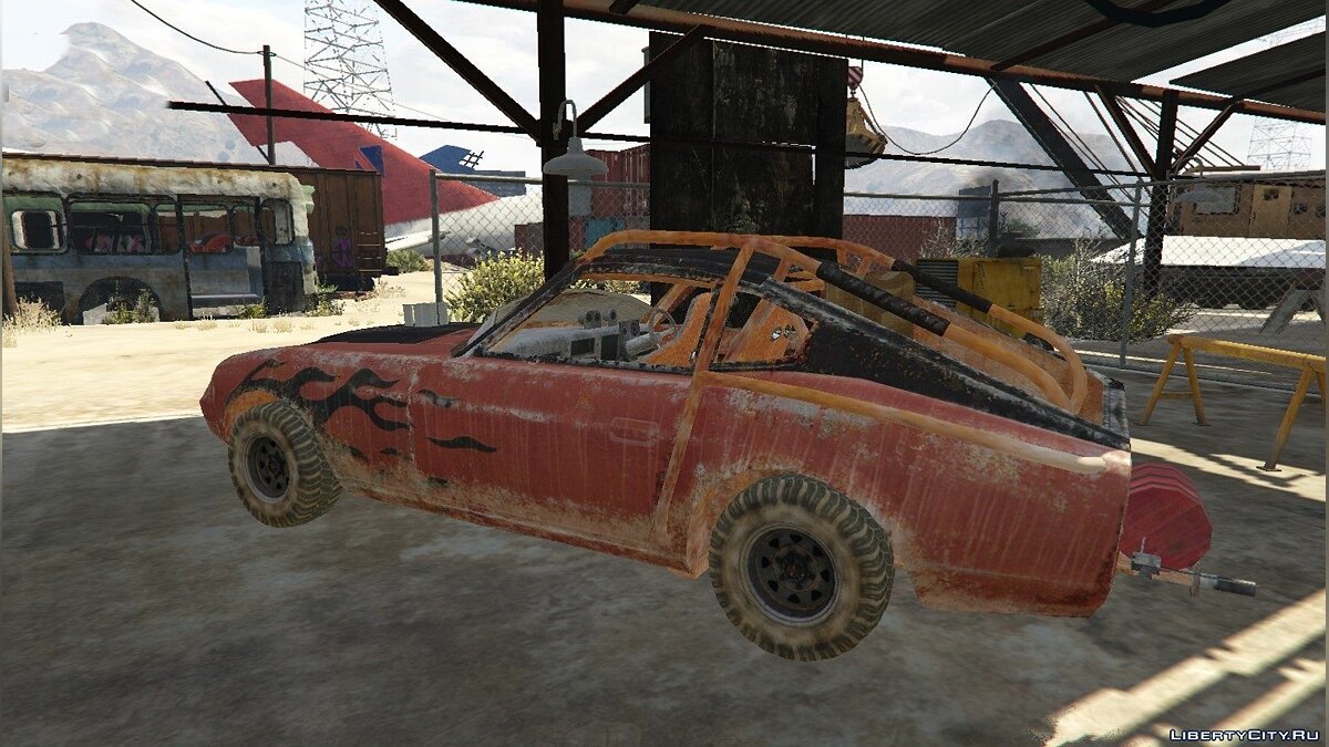 Скачать Машина из фильма «Безумный Макс» - Datsun 240z Mad Max для GTA 5