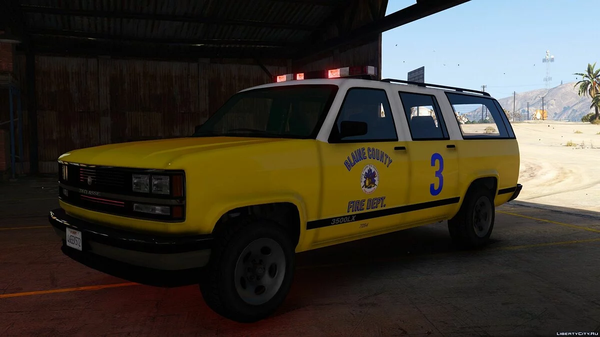 Blaine County Fire Department Command Cars [ADDON] 1.0 / GTA 5