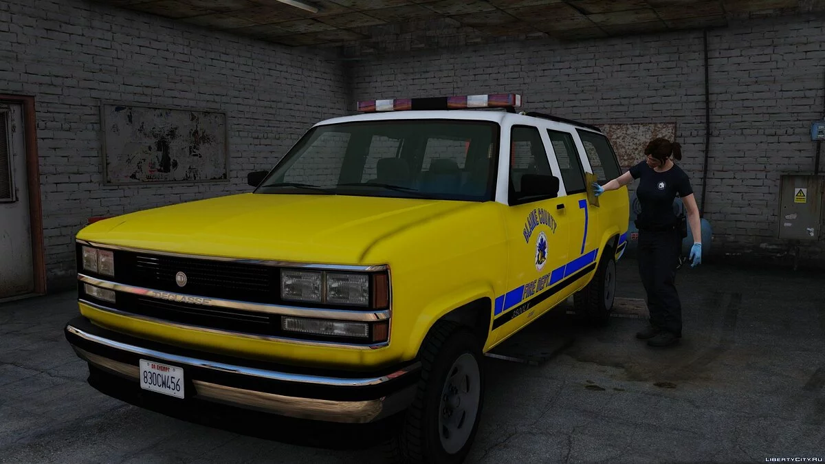 Blaine County Fire Department Command Cars [ADDON] 1.0 / GTA 5