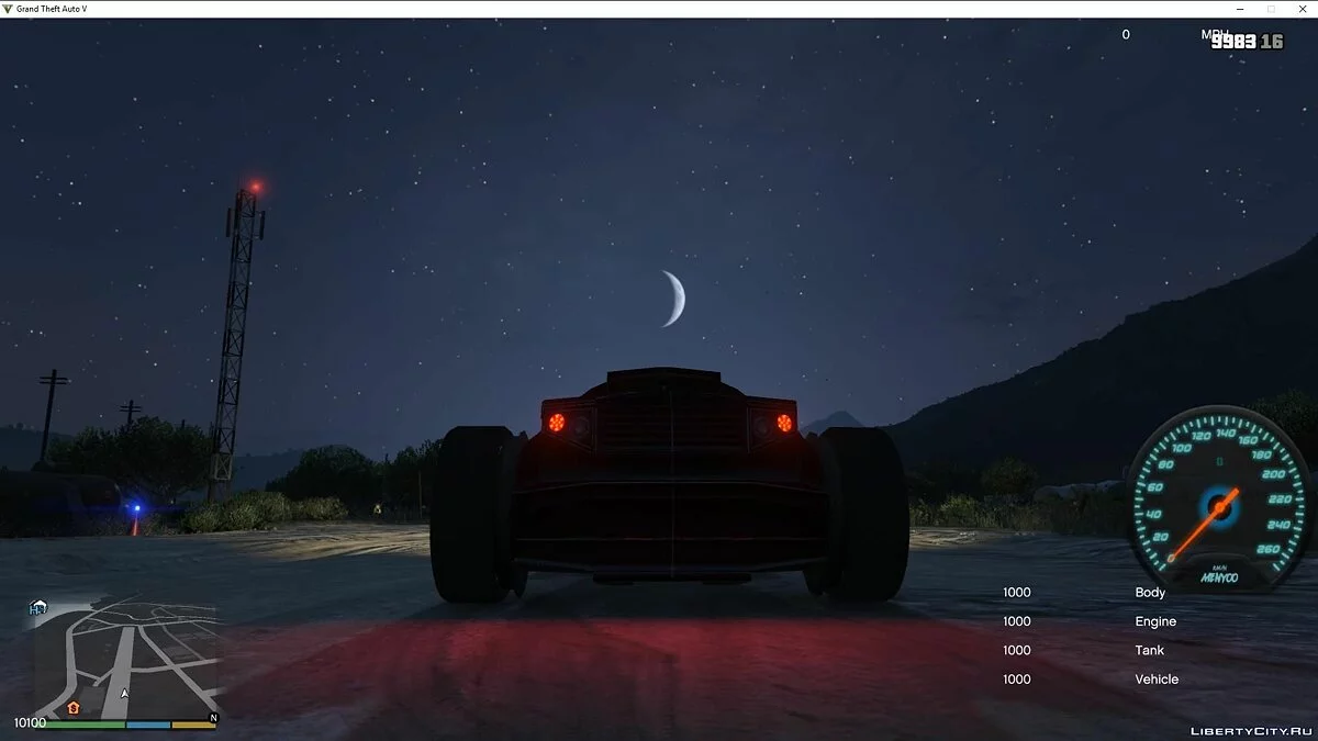 Futuristic Car 'Striker' 1.0 / GTA 5