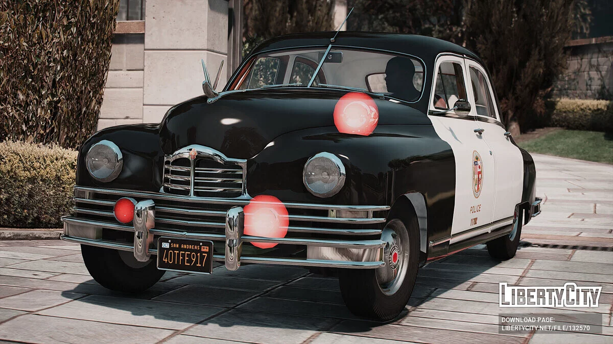 1948 Packard Standard Eight w Police version [Add-On | Extras | LODs] 1.3 / GTA 5