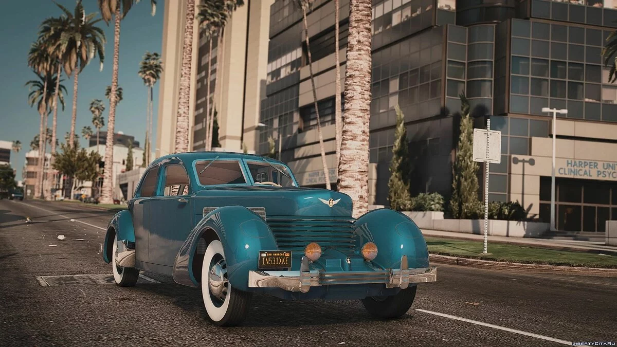 1937 Cord 812 Charged Beverly Sedan [Add-On | LODs | Extras] 1.0 / GTA 5