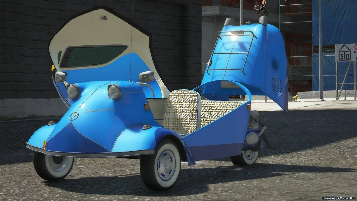 1955-63 Kabinenroller Messerschmitt KR 200 [Add-On / Replace | Animated | Extras] 1.0 / GTA 5