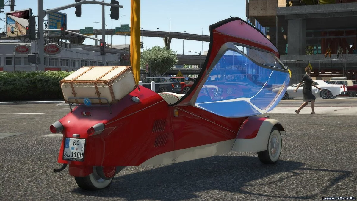 1955-63 Kabinenroller Messerschmitt KR 200 [Add-On / Replace | Animated | Extras] 1.0 / GTA 5