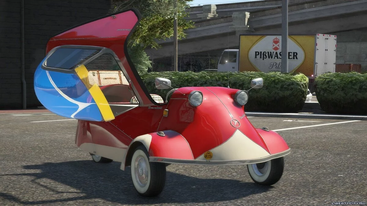 1955-63 Kabinenroller Messerschmitt KR 200 [Add-On / Replace | Animated | Extras] 1.0 / GTA 5