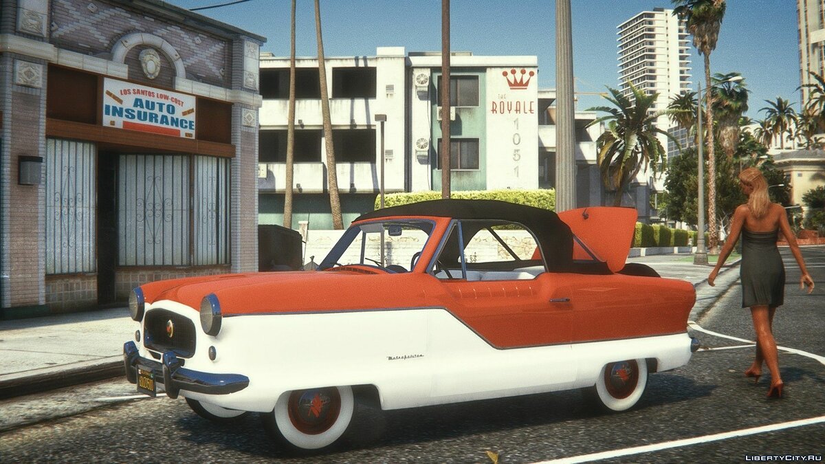 Скачать 1959 Nash Metropolitan [Add-On | LODs | Extras] 1.0 для GTA 5