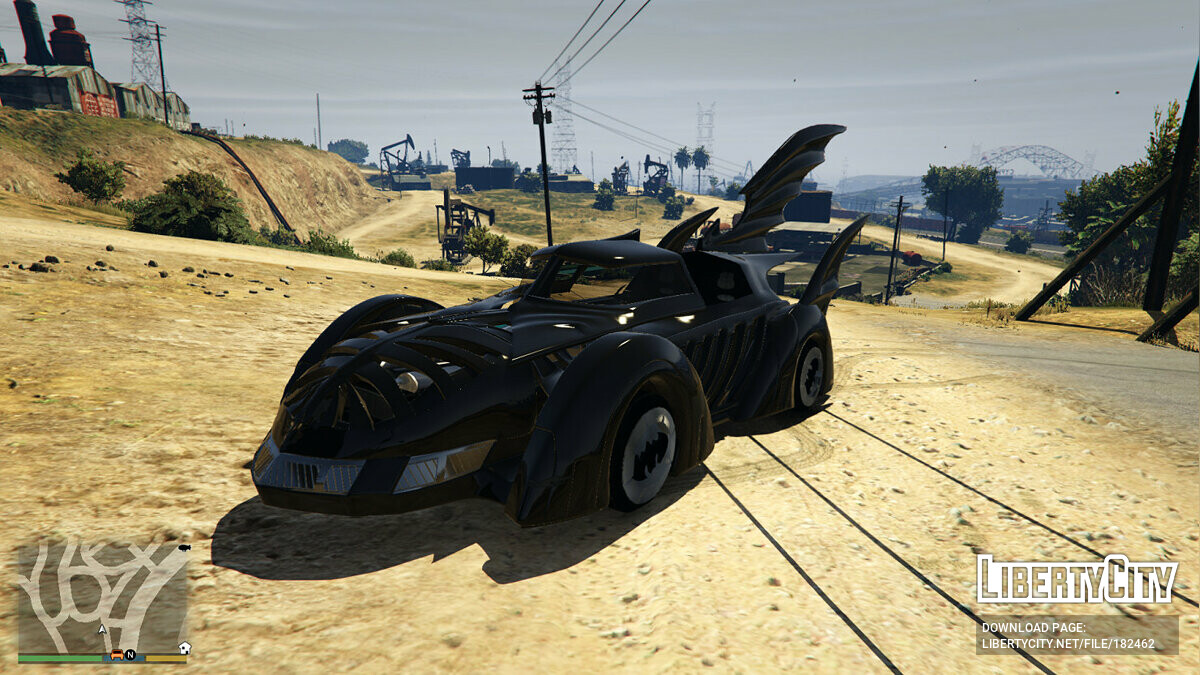 Скачать Batman Forever Batmobile 1995 [Add-On] 0.4 для GTA 5