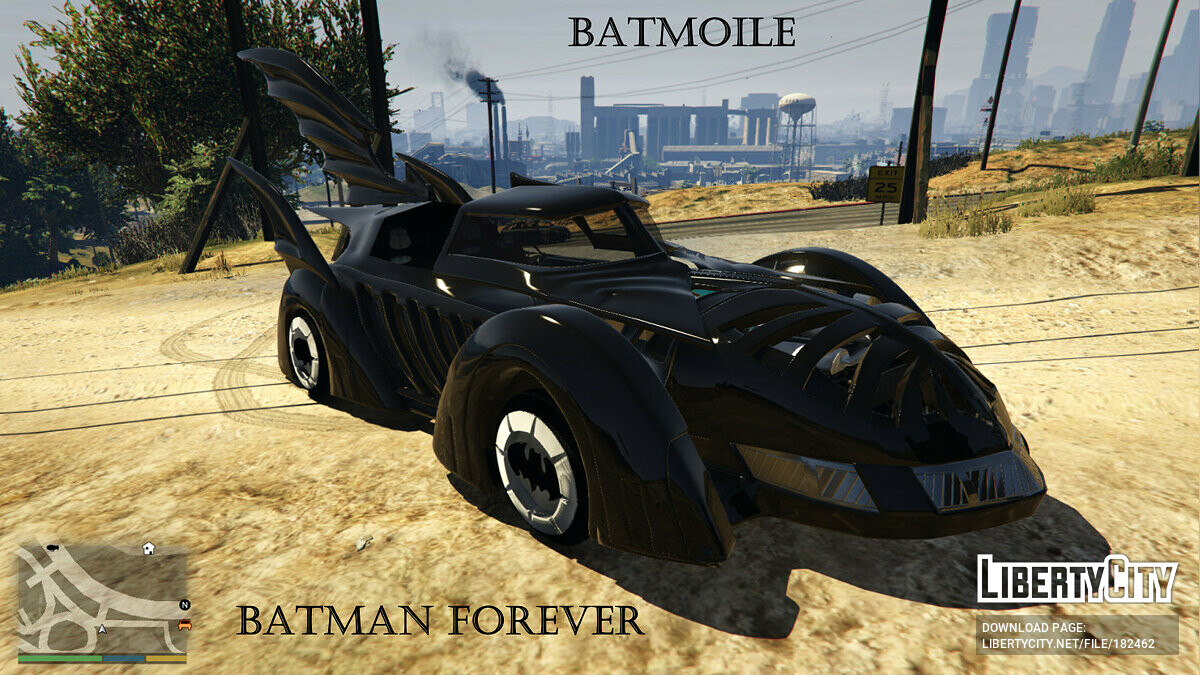 Скачать Batman Forever Batmobile 1995 [Add-On] 0.4 для GTA 5