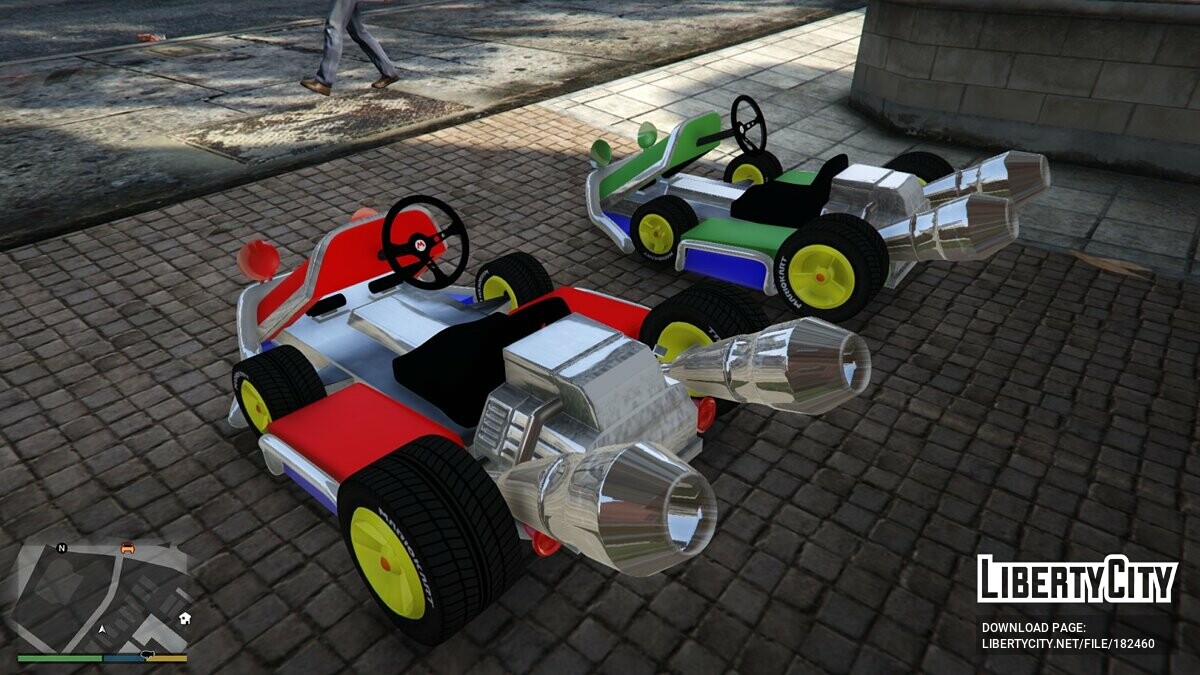 Скачать Mario Kart 7 karts [Add-On] 0.2 для GTA 5