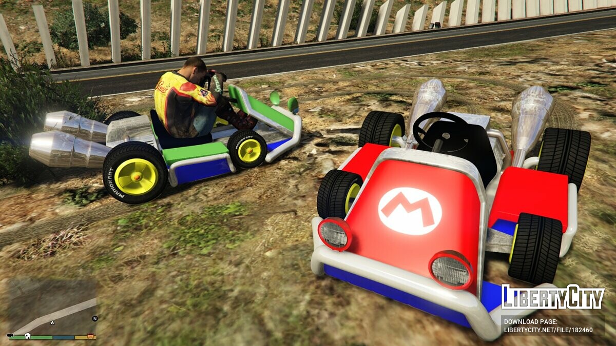 Скачать Mario Kart 7 karts [Add-On] 0.2 для GTA 5