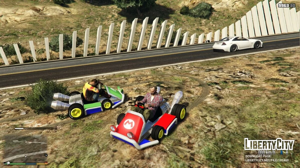 Mario Kart 7 karts [Add-On] 0.2 / GTA 5