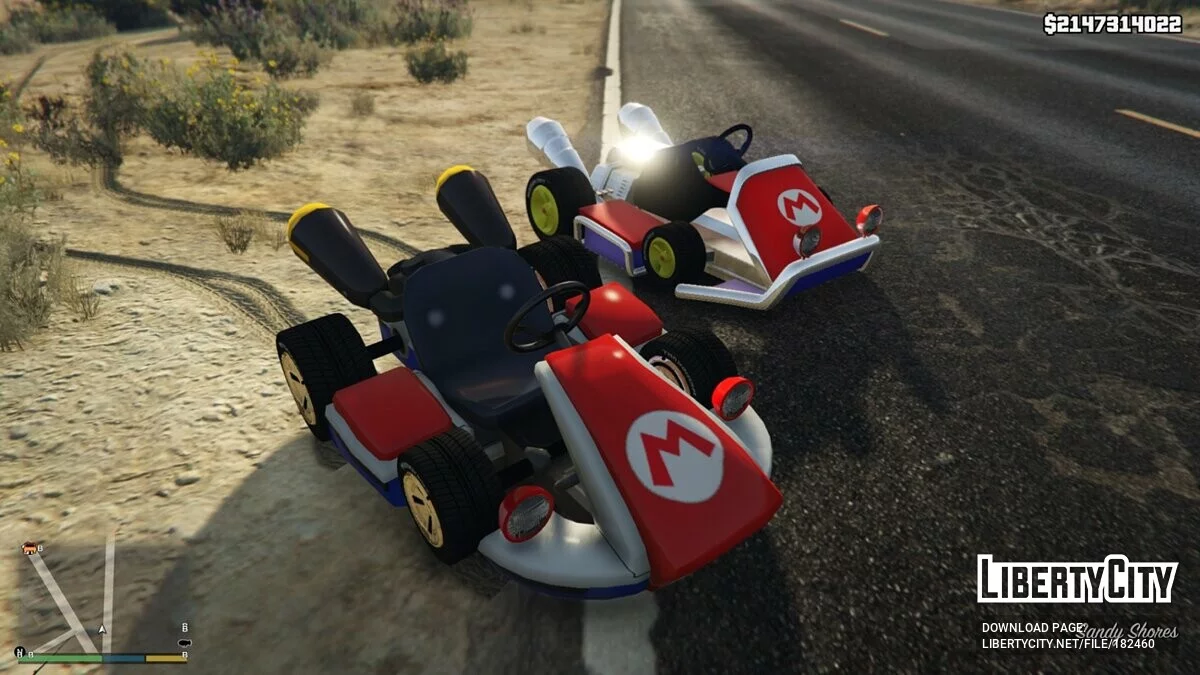 Mario Kart 7 karts [Add-On] 0.2 / GTA 5