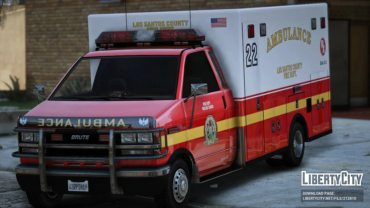 Brute Ambulance Improved / GTA 5