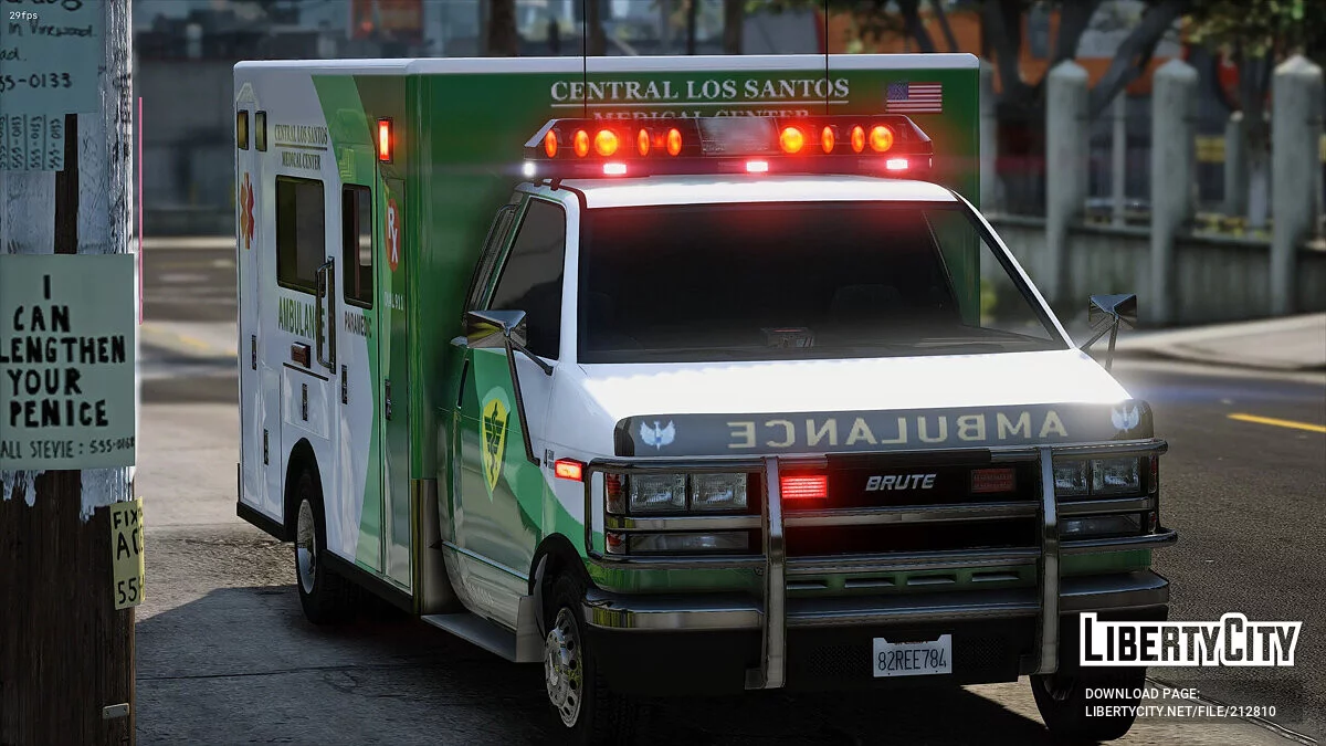 Brute Ambulance Improved / GTA 5