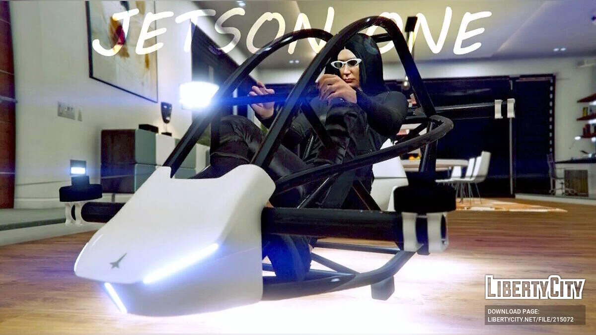 Jetson One Flying Sports Car / GTA 5