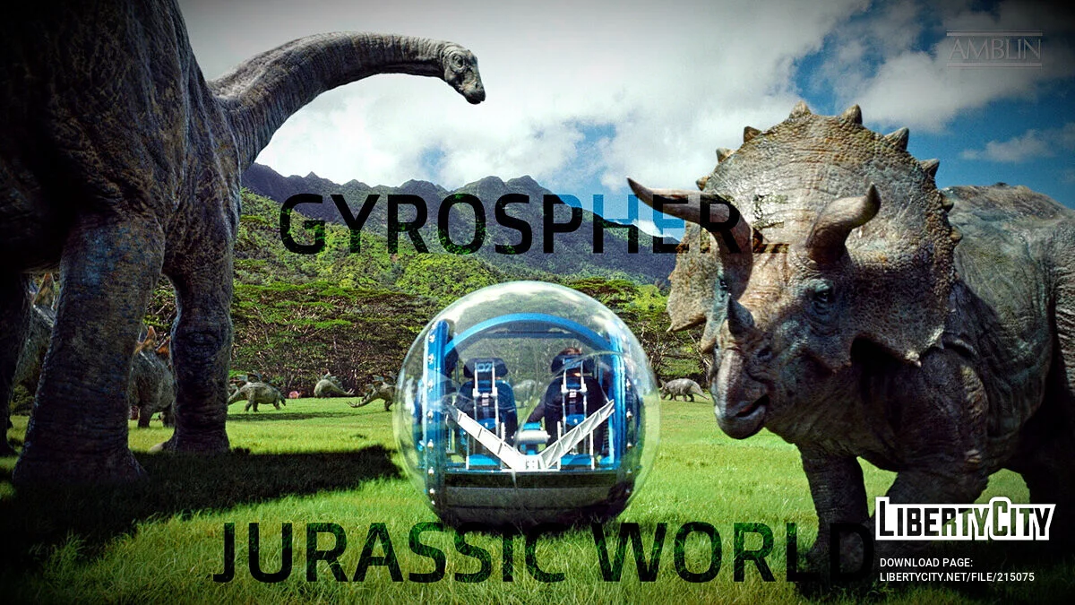 Jurassic World Gyrosphere / GTA 5