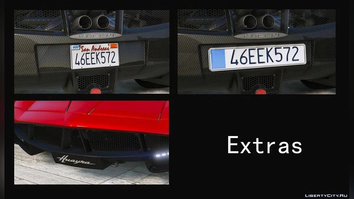 2014 Pagani Huayra [Aero Flaps] [Add-On / Replace] / GTA 5