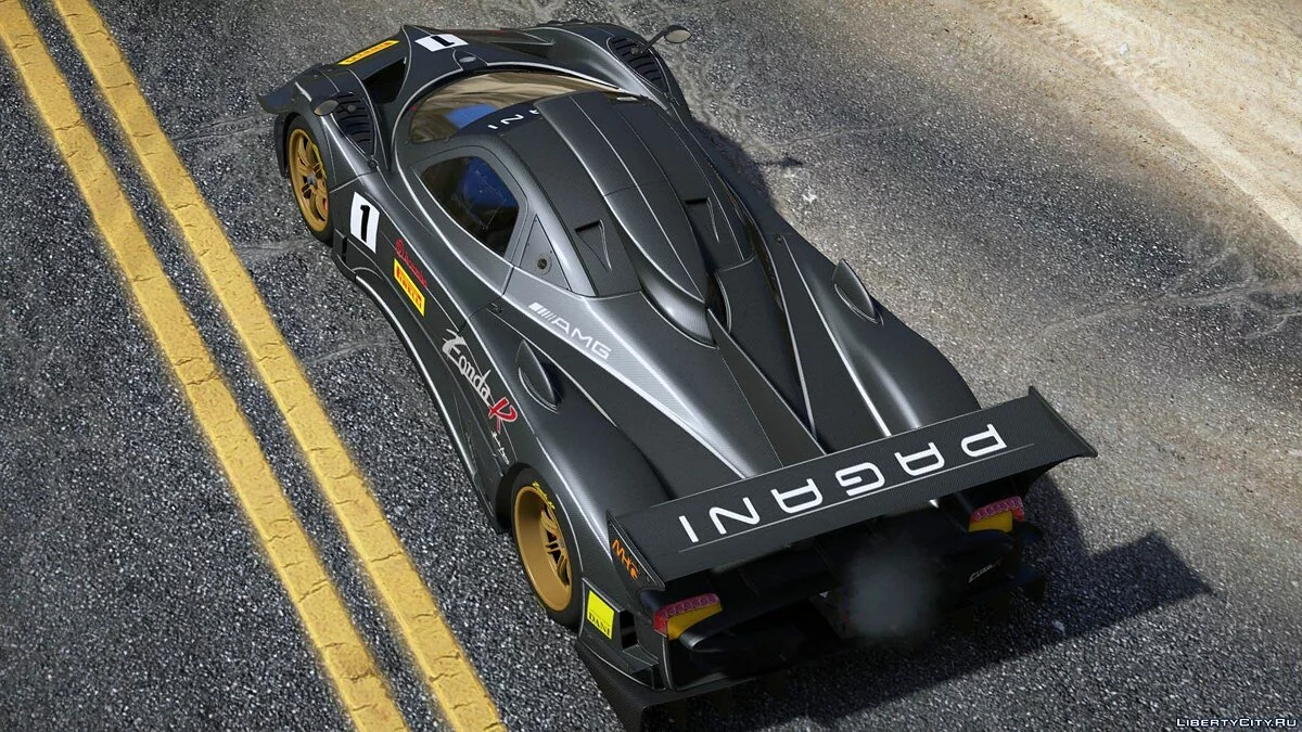 2012 Pagani Zonda R [Add-On / Replace | Liveries | Template] 2.0 / GTA 5