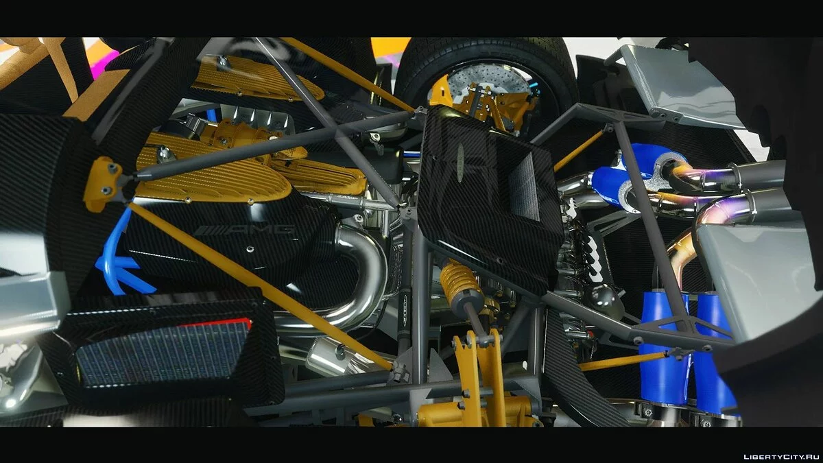 2014 Pagani Huayra [Addon | OIV | Replace | Animated Engine | Tuning] 1.1a / GTA 5