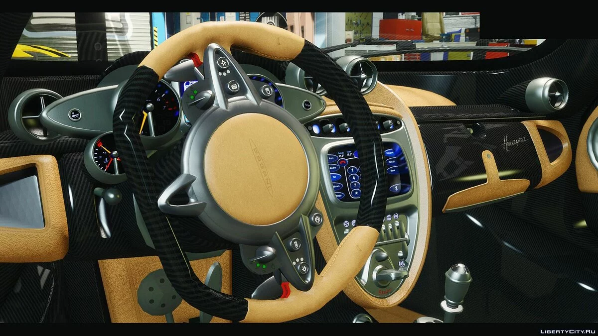 2014 Pagani Huayra [Addon | OIV | Replace | Animated Engine | Tuning] 1.1a / GTA 5