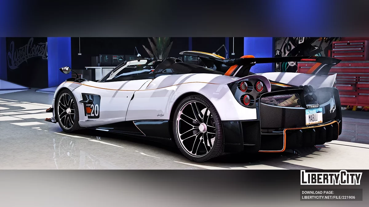 Pagani Huayra BC Roadster / GTA 5