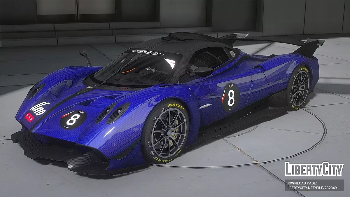 Pagani Huayra R 8 / GTA 5