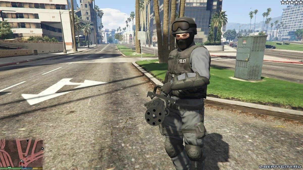 Cops/Police/SWAT/Army have Miniguns 1.0 / GTA 5