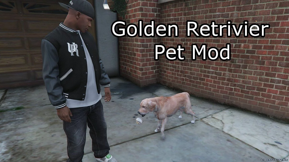 Золотистый Ретривер / Golden Retriever Pet Mod / GTA 5