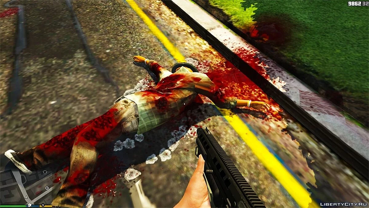 Realistic Blood Effects 1.0 / GTA 5