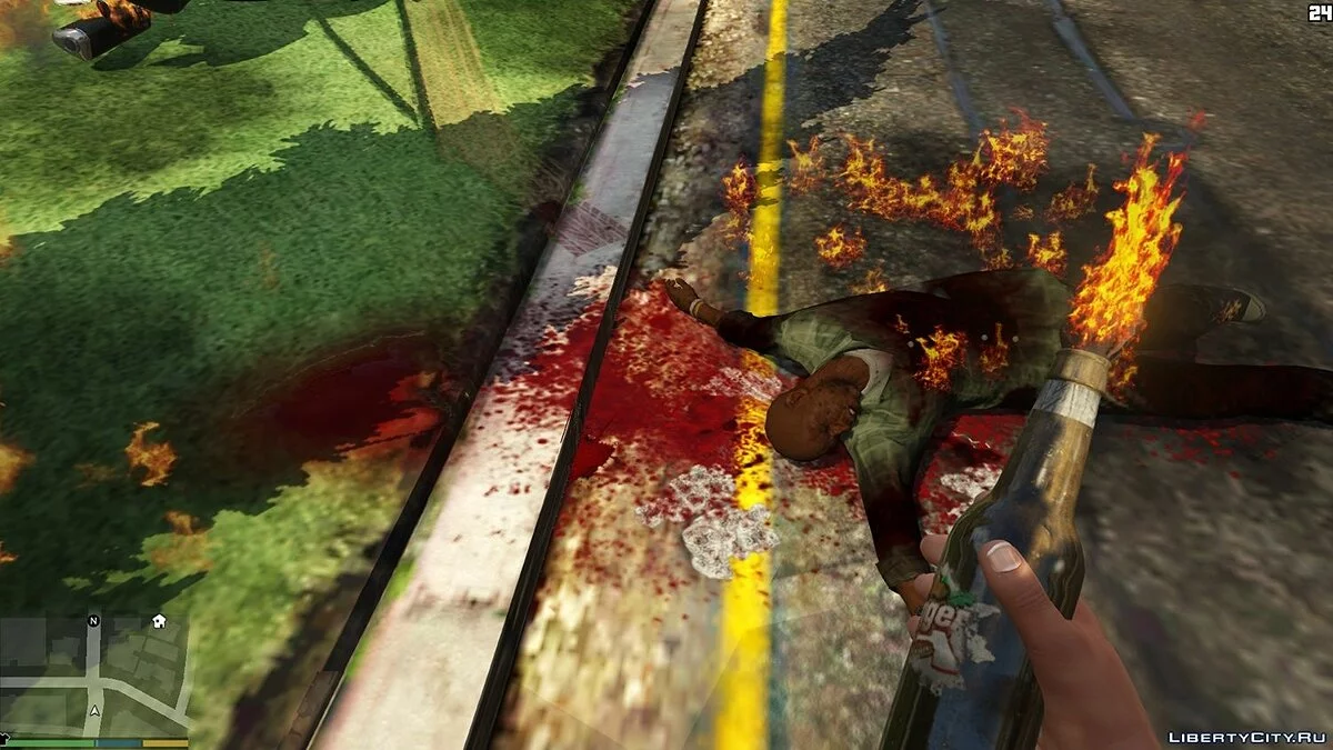 Realistic Blood Effects 1.0 / GTA 5