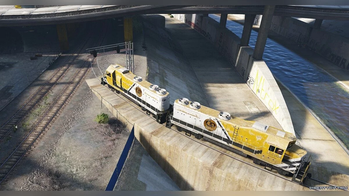 Freight Train Extended - East LS  / GTA 5