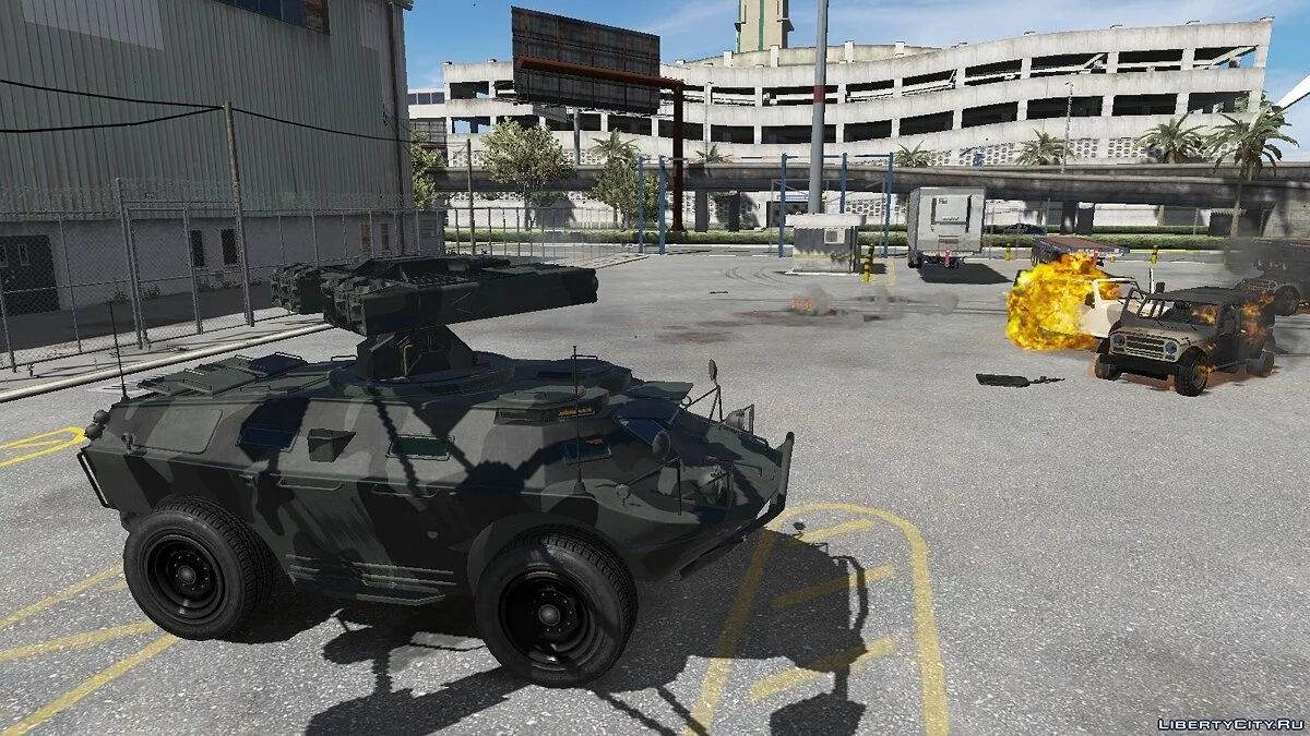 Control Weapon on HVY APC 1.0 - Работающая ракетная установка APC / GTA 5