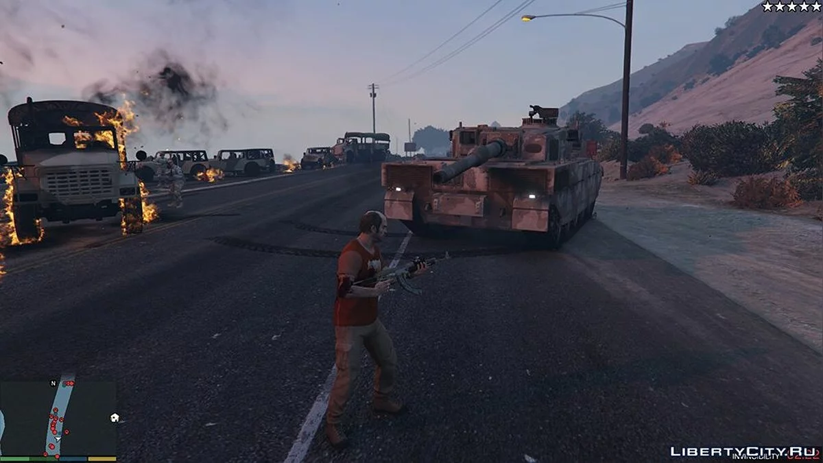 Военные вместо полиции / GTA 5