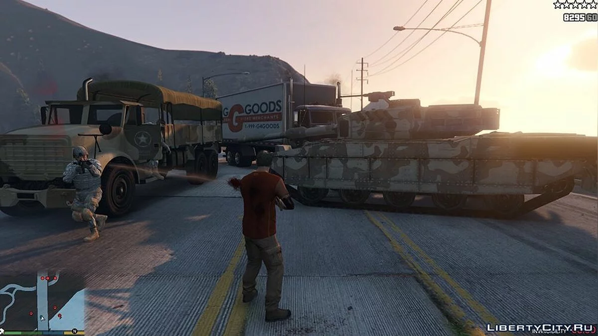 Военные вместо полиции / GTA 5