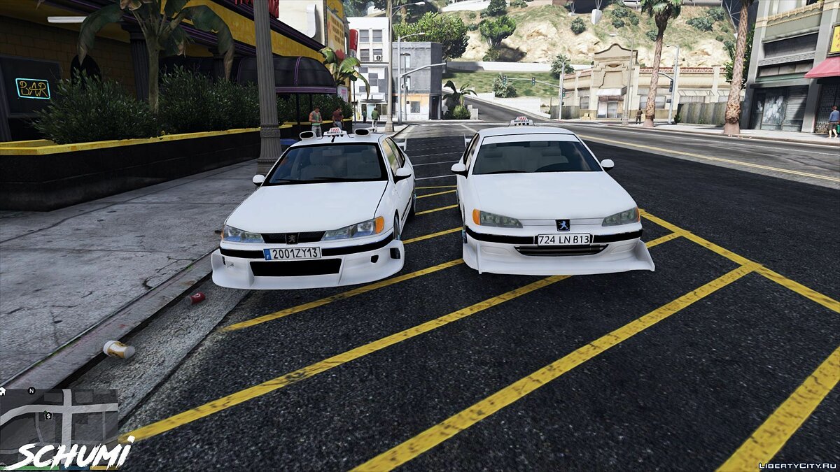 Скачать Peugeot 406 (Taxi and Taxi2) [Add-on] 1.0 для GTA 5