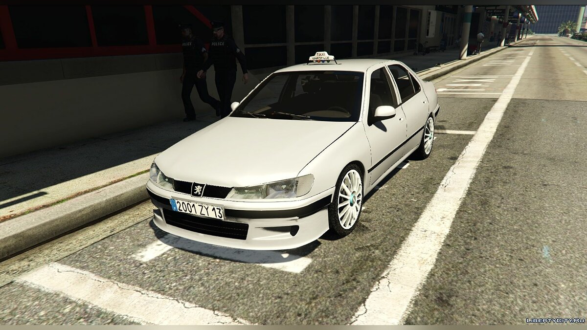 Скачать Peugeot 406 из фильма "Такси 2" [Add-On] 1.2 для GTA 5