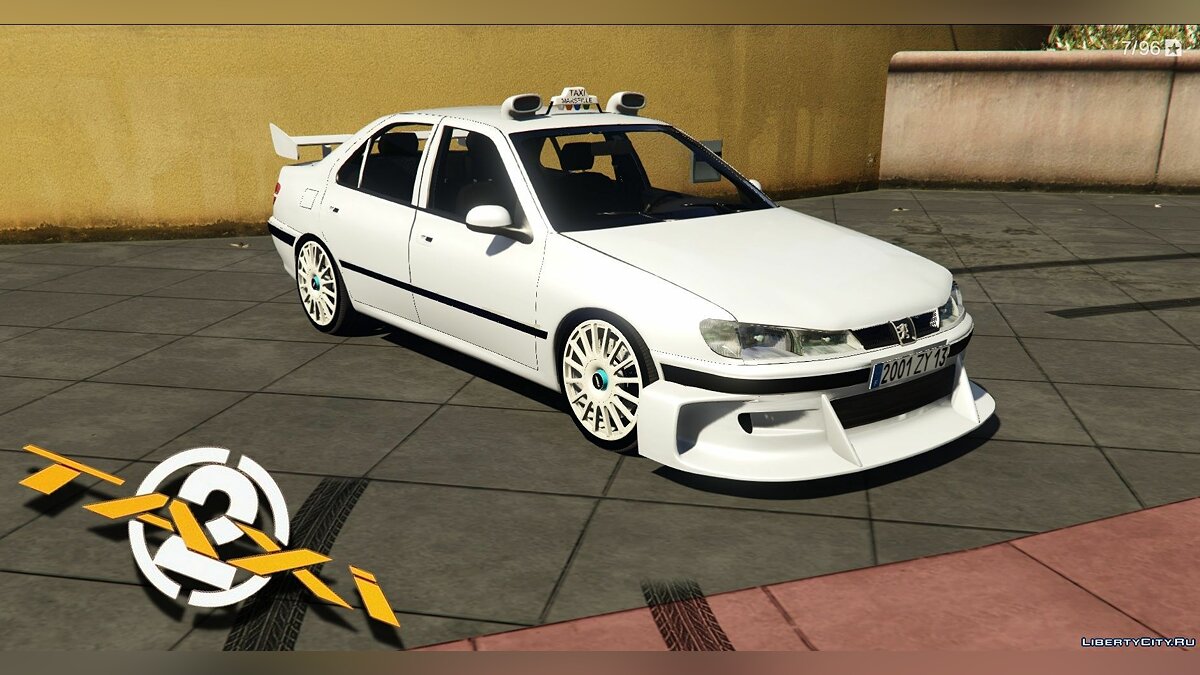 Скачать Peugeot 406 из фильма "Такси 2" [Add-On] 1.2 для GTA 5