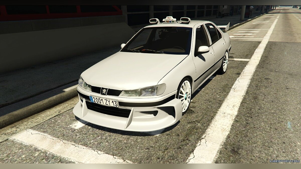 Скачать Peugeot 406 из фильма "Такси 2" [Add-On] 1.2 для GTA 5