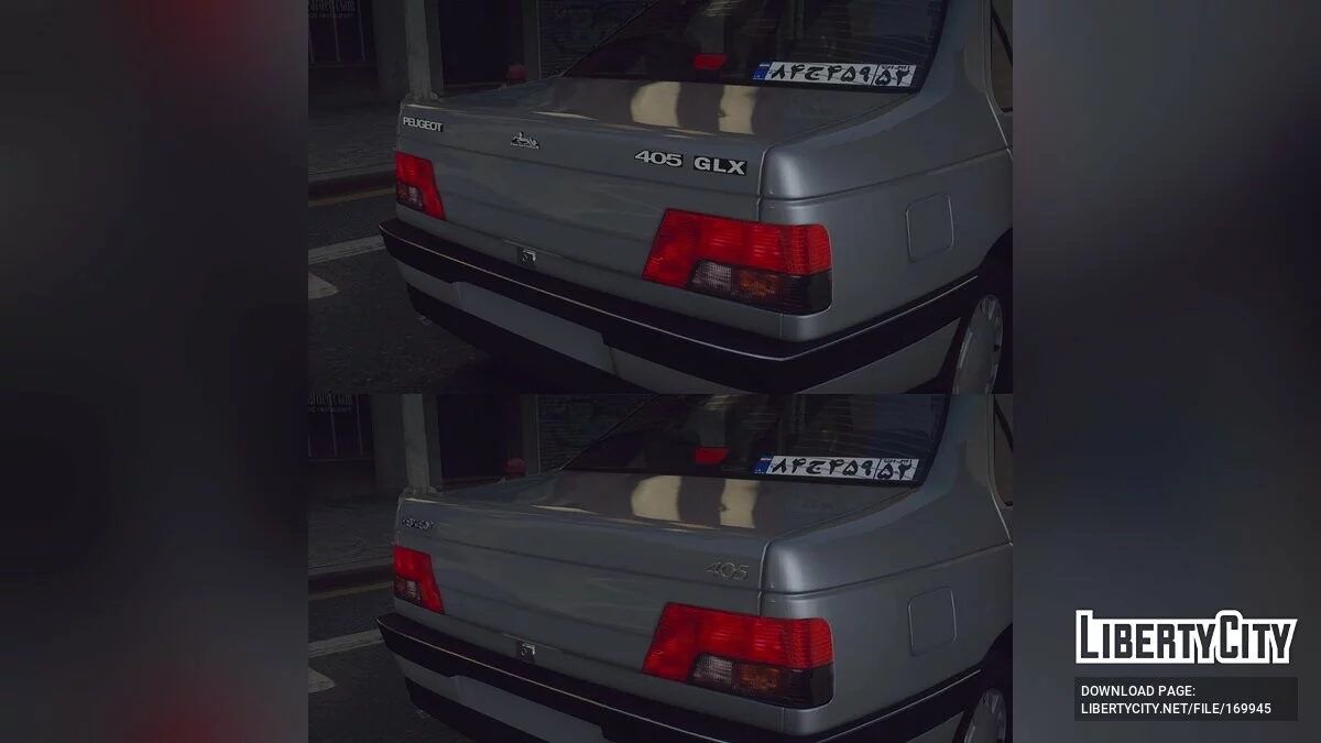 Peugeot 405 GLX [Add-On | Extras] 1.2 (Final) / GTA 5