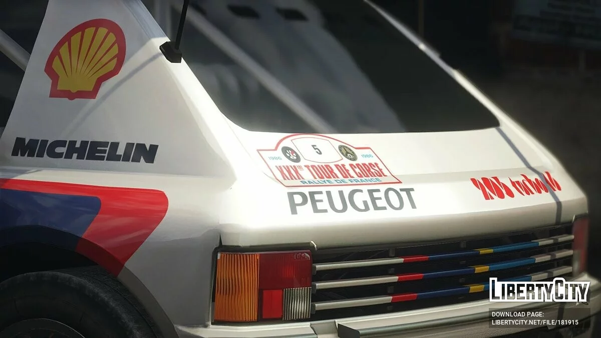 1985 Peugeot 205 T16 [Add-On / FiveM] 1.1 / GTA 5