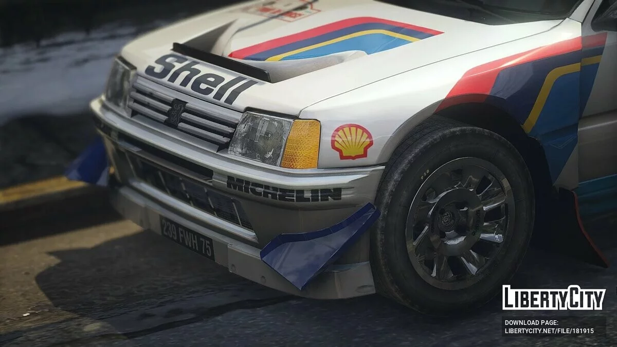 1985 Peugeot 205 T16 [Add-On / FiveM] 1.1 / GTA 5