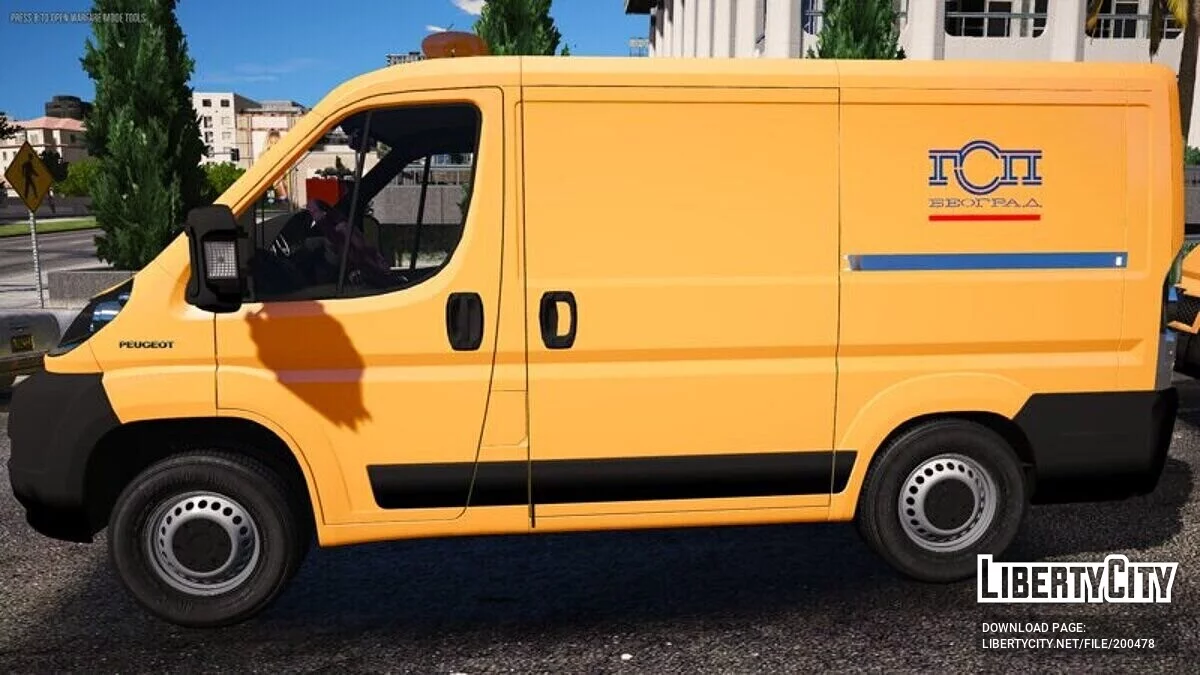 Peugeot Boxer - GSP Beograd / GTA 5