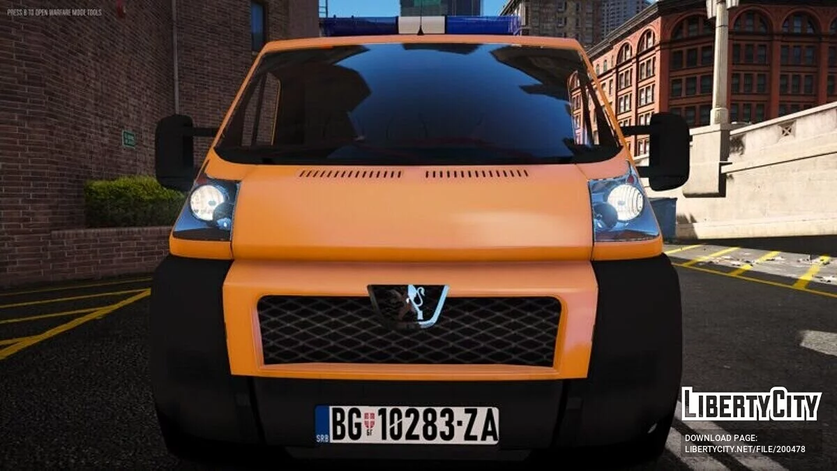 Peugeot Boxer - GSP Beograd / GTA 5